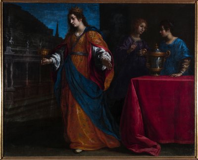 Artemesia drinks the ashes of Mausolus, c.1625 by Francesco Curradi
